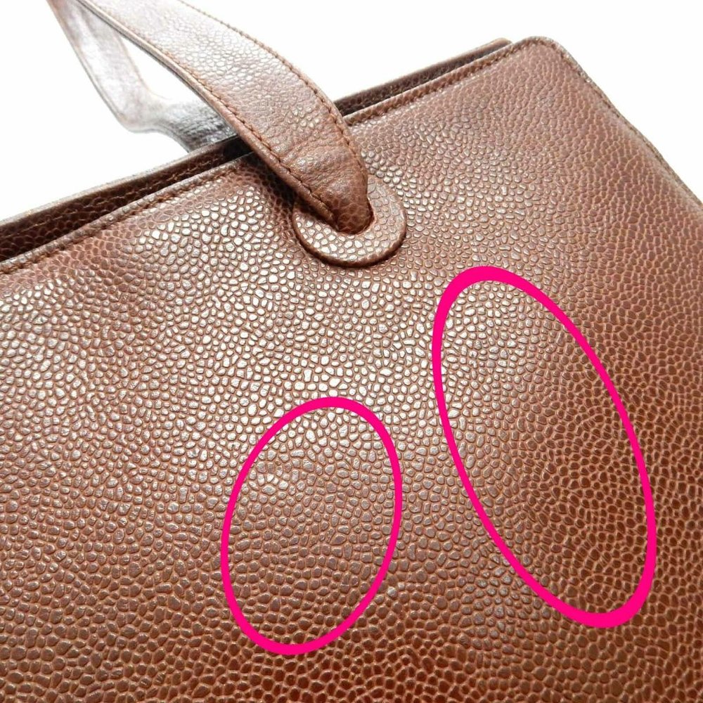 Chanel Caviar Brown Skin Bag - Picture 9 of 14